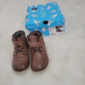 Okie Dokie Little Kids Boys Boots Shoes Lil Nash Size 8 Medium Lace Up Brown